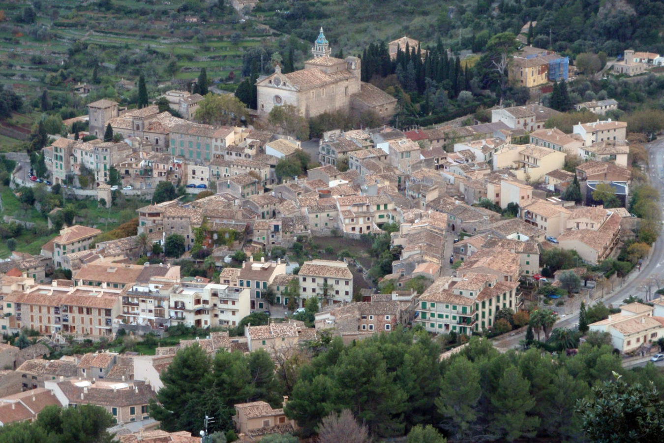 Valldemossa desde las alturas